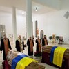 Ostaci Andrija i Sofije Melnjik u Kijevu 22. maja