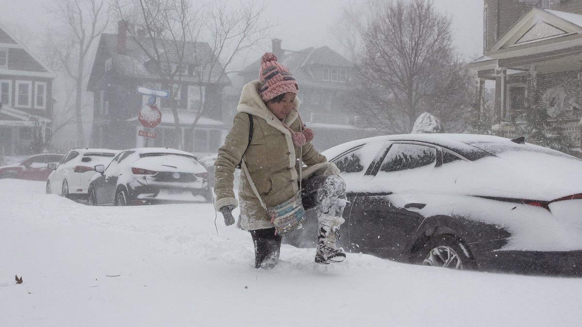 Burza zimowa w Buffalo. USA, 24 grudnia 2022 r.