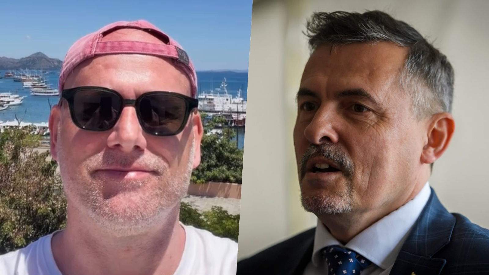 Exmoderátor Pavel Bruchala a podpredseda Rady STVR Lukáš Machala. 