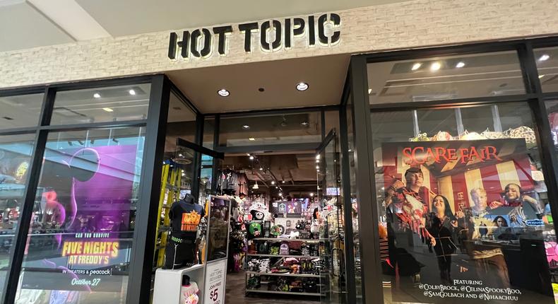 Hot Topic in the Queens Center Mall.Gabbi Shaw/Insider