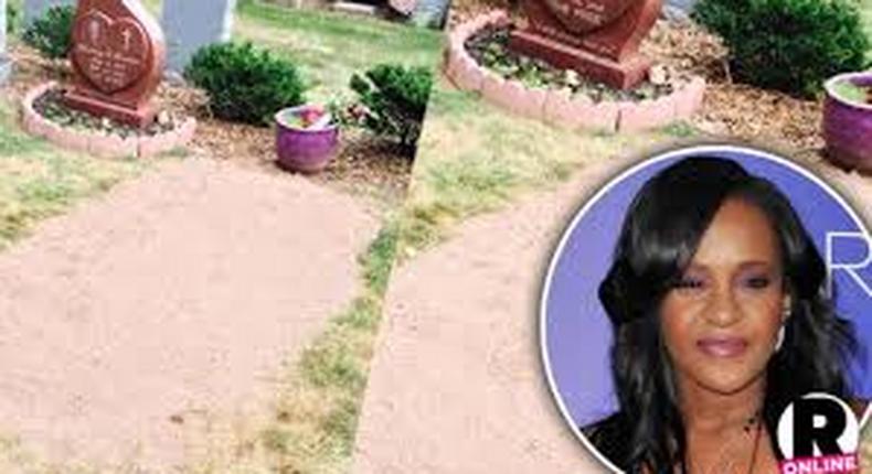 Bobbi Kristina's grave revealed