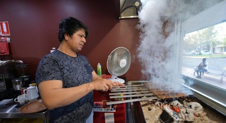 Hazara refugee Ali says he received a warm welcome when he arrived in the Australian town of Griffith