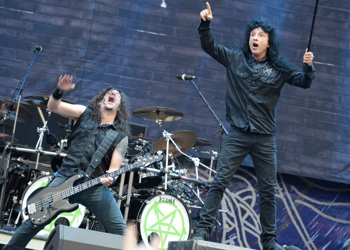 Joey Belladonna i Frank Bello z zespołu Anthrax