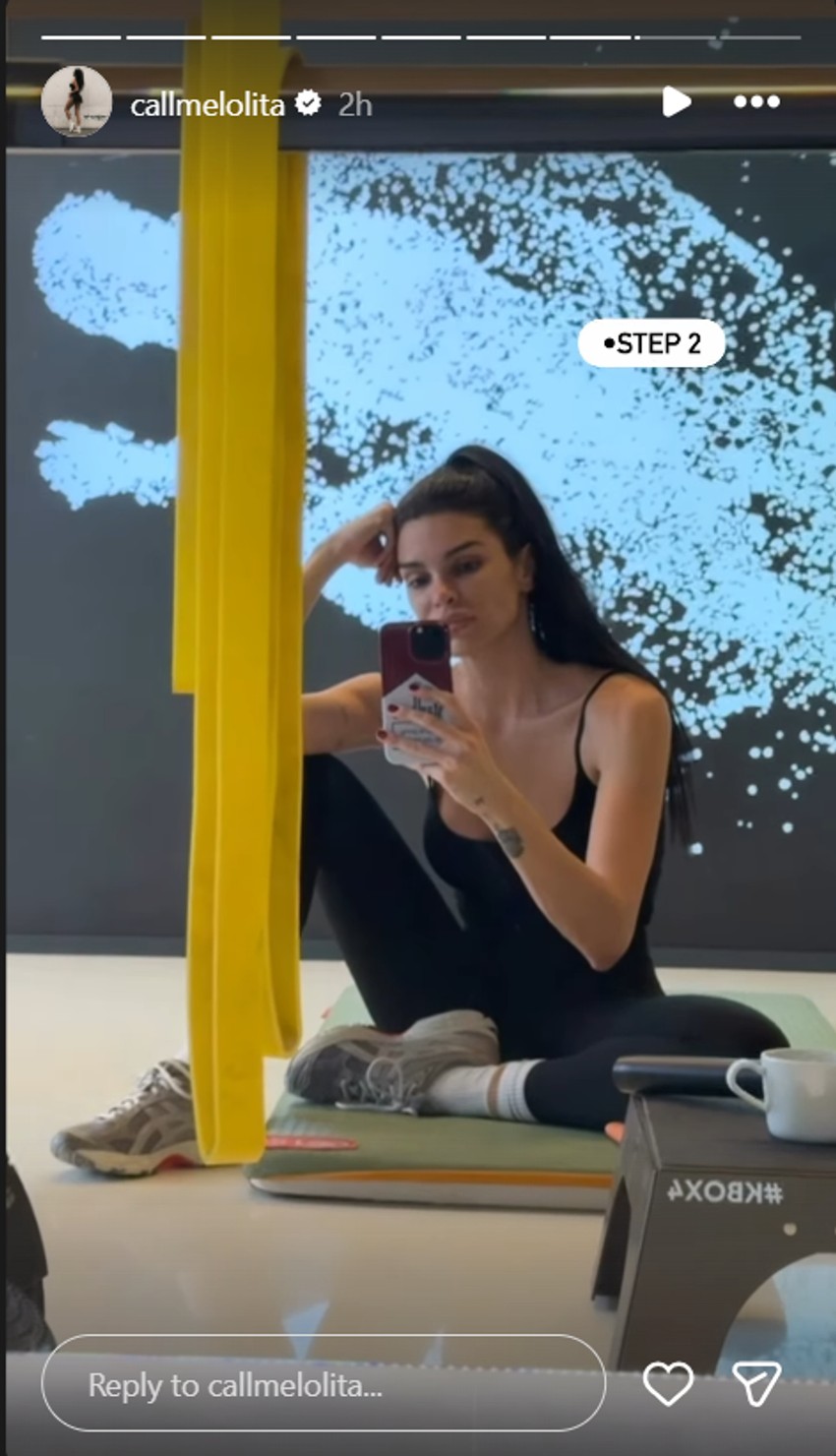 Jovana posle obroka ide u teretanu