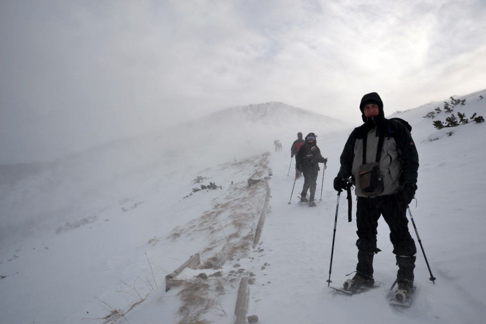 Polska - mroźne Tatry na rakietach