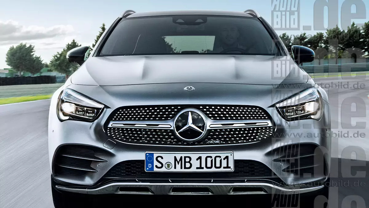 Ładniejszy: nowy Mercedes GLA stylistycznie nawiązuje do hatchbacka klasy A i CLA