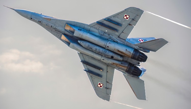 Akcja nad Bałtykiem. Polskie myśliwce przechwyciły rosyjski samolot wojskowy