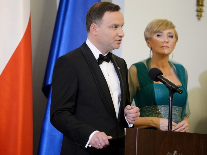 Andrzej Duda i Agata Kornhauser-Duda