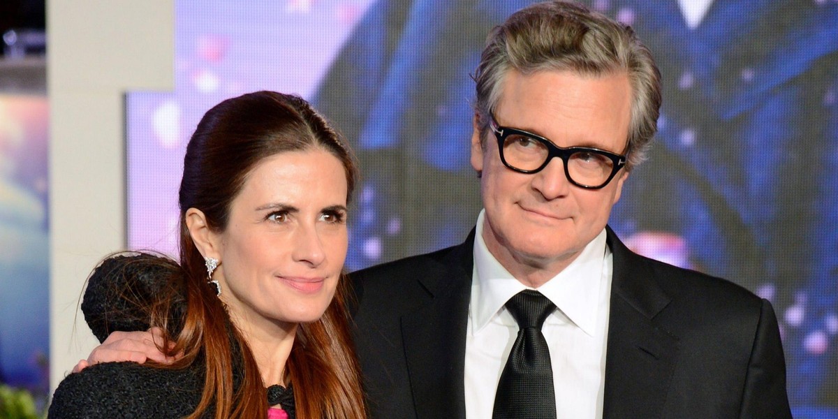 Colin Firth i Livia Giuggioli