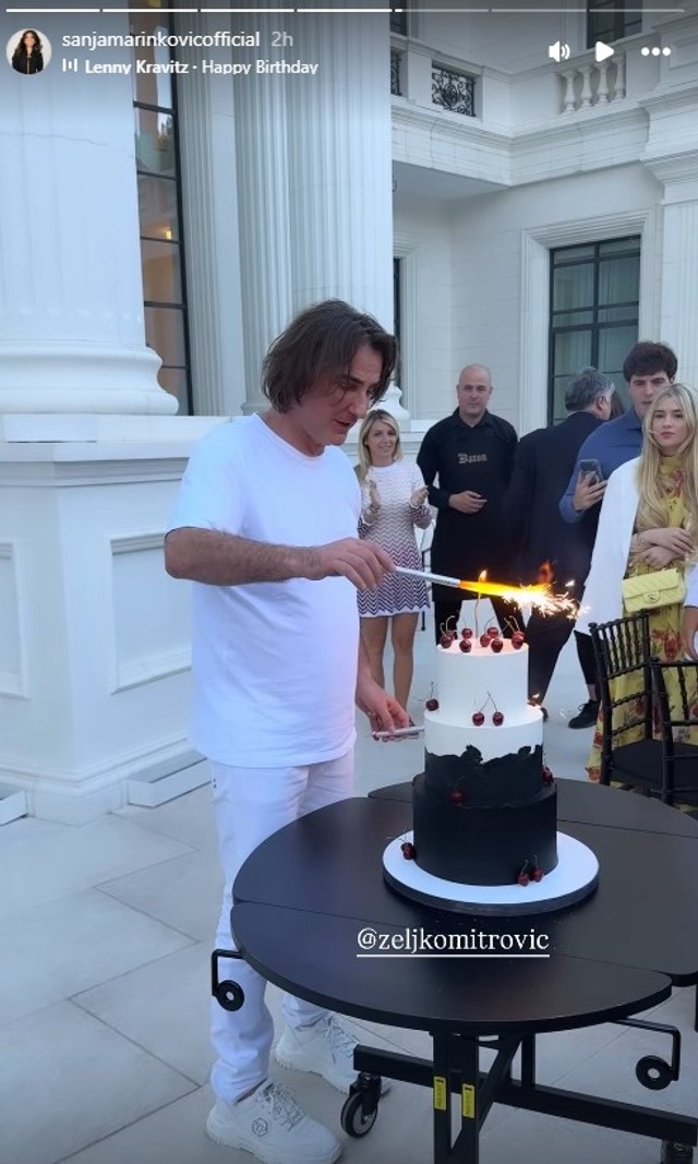 Željko Mitrović (Foto: Instagram/sanjamarinkovicofficial)