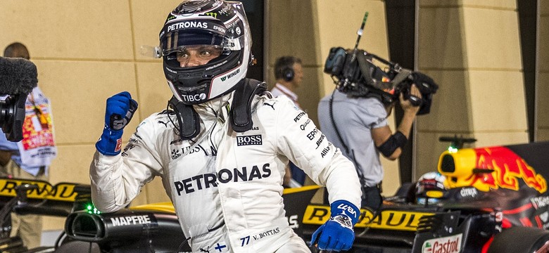 Formuła 1: Pierwsze w karierze pole position Bottasa. Fin wygrał kwalifikacje w Bahrajnie