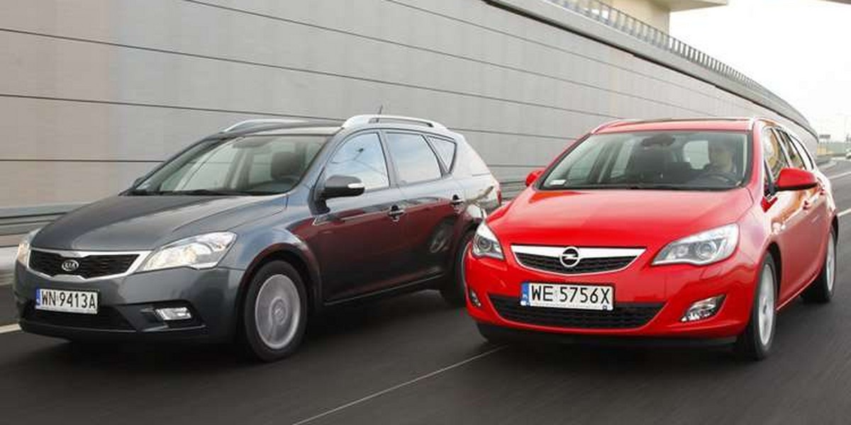 Kia cee'd SW kontra Opel Astra Sports Tourer: czy koreańskie kombi może być lepsze od niemieckiego?