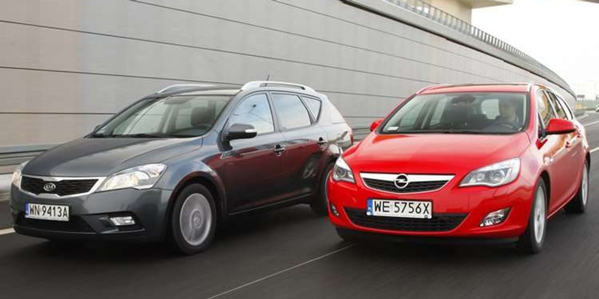 Kia cee'd SW kontra Opel Astra Sports Tourer: czy koreańskie kombi może być lepsze od niemieckiego?