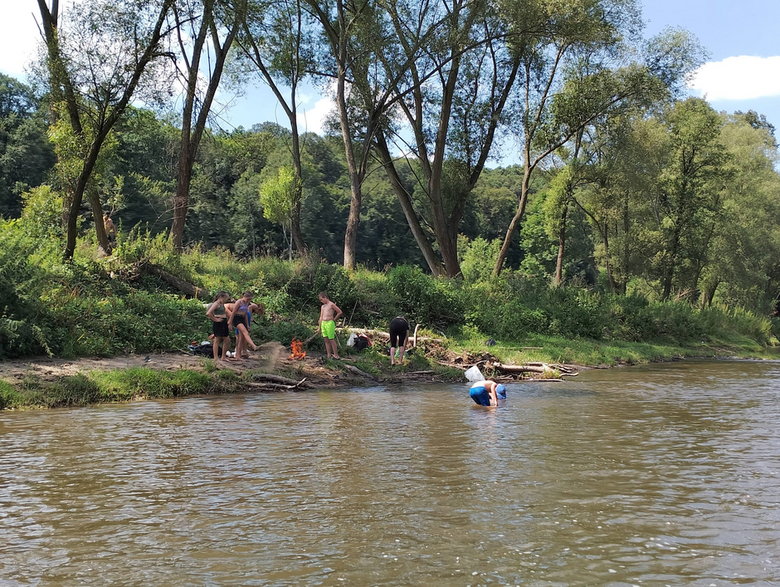 Spływ pontonowy Bardo na Dolnym Śląsku
