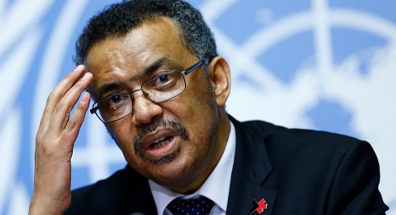 World Health Organization (WHO) Director-General Tedros Adhanom Ghebreyesus