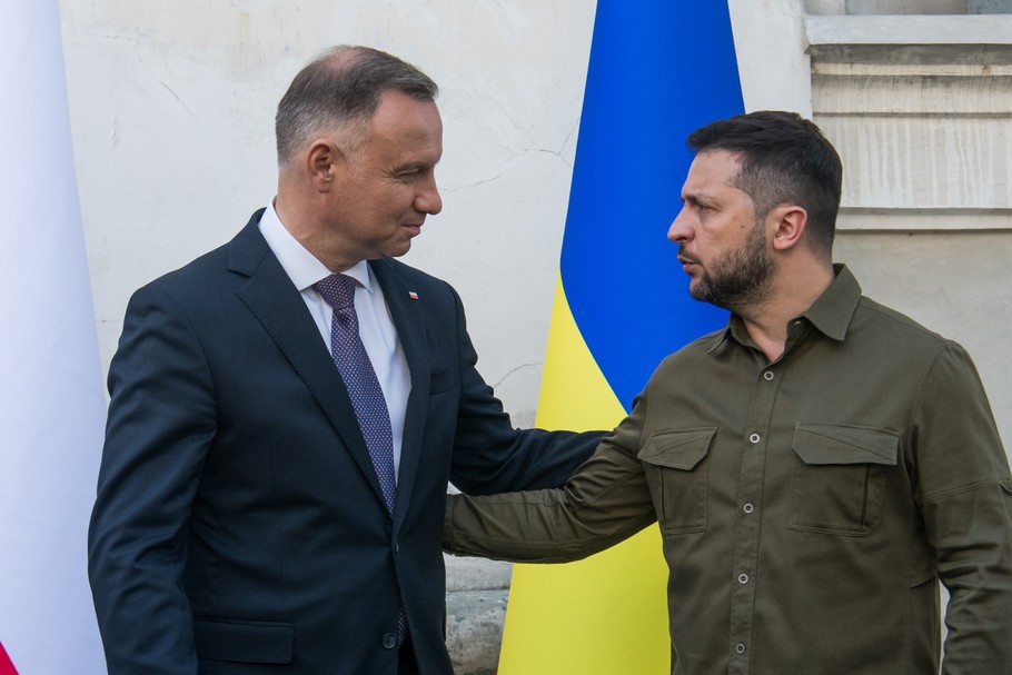 Wołodymyr Zełeński i Andrzej Duda