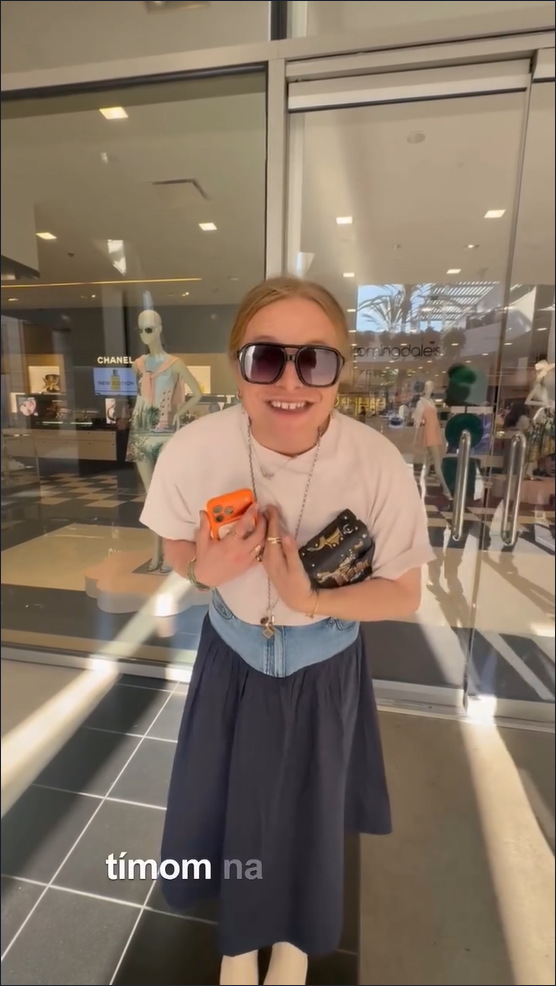 Americká influencerka Gwen McMullen.