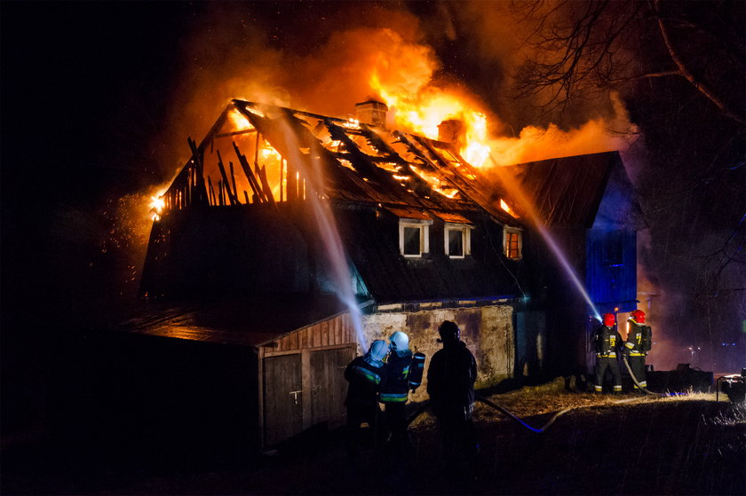 Pożar w Polanicy