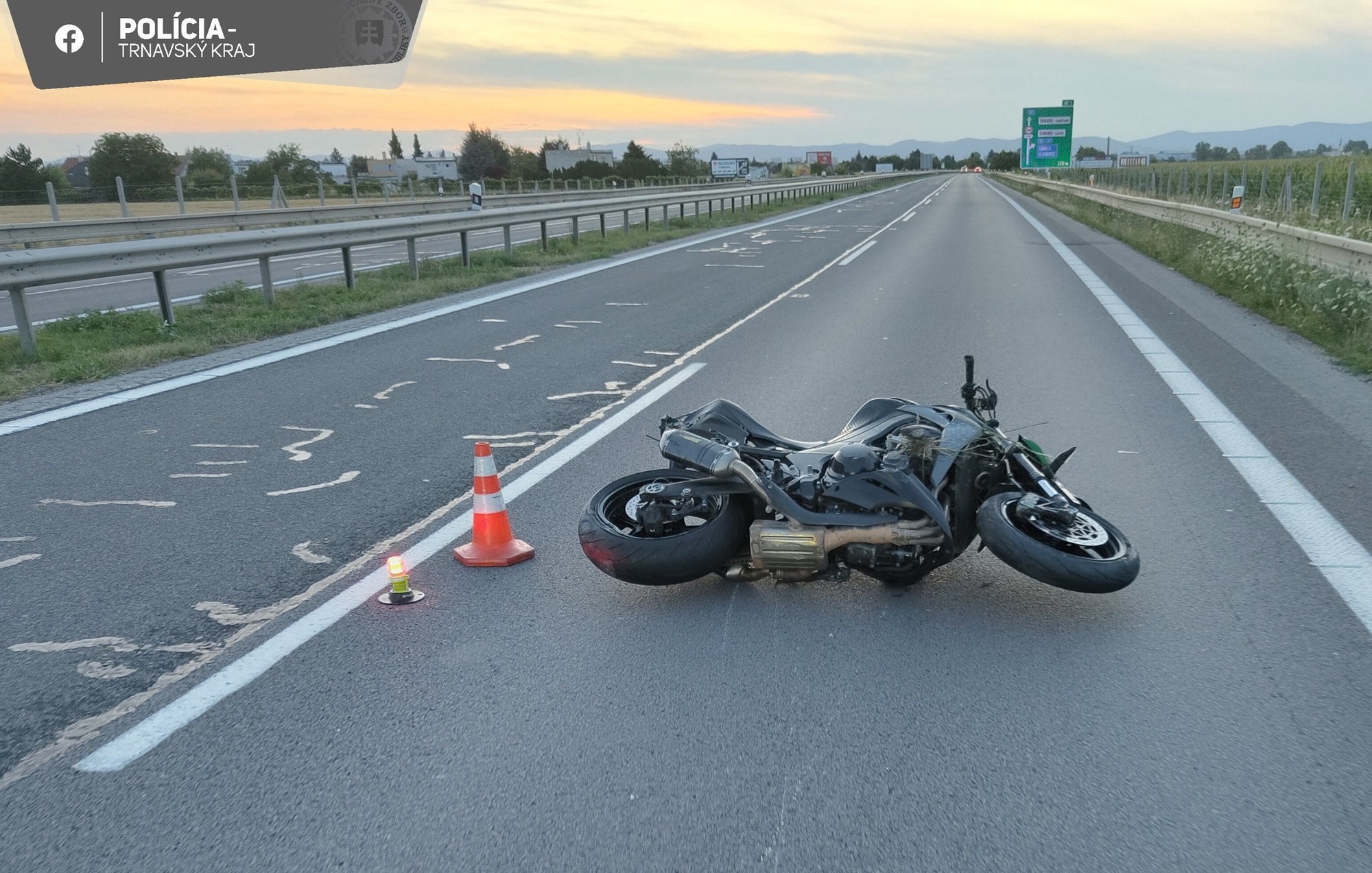 Tragická nehoda mladého motorkára.