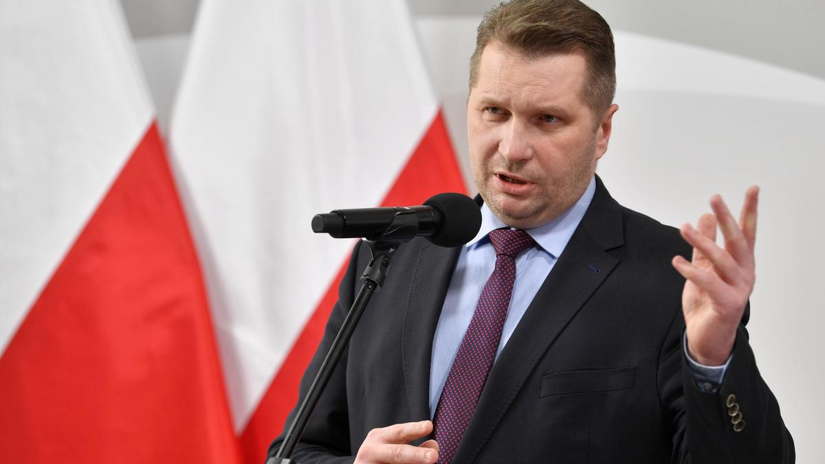 Minister edukacji i nauki Przemysław Czarnek