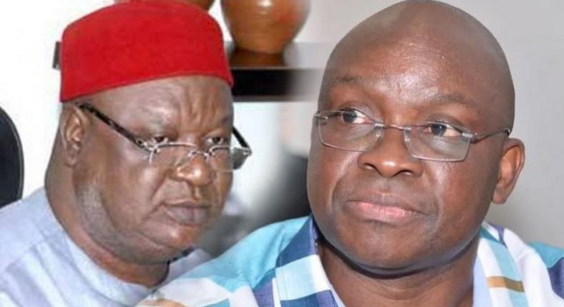 PDP approves the suspension of former Secretary to the Government of the Federation, Sen. Pius Anyim and former Gov. Ayodele Fayose of Ekiti State. (PUNCH)