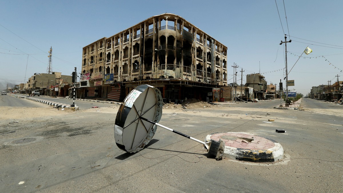 A view of streets in Falluja