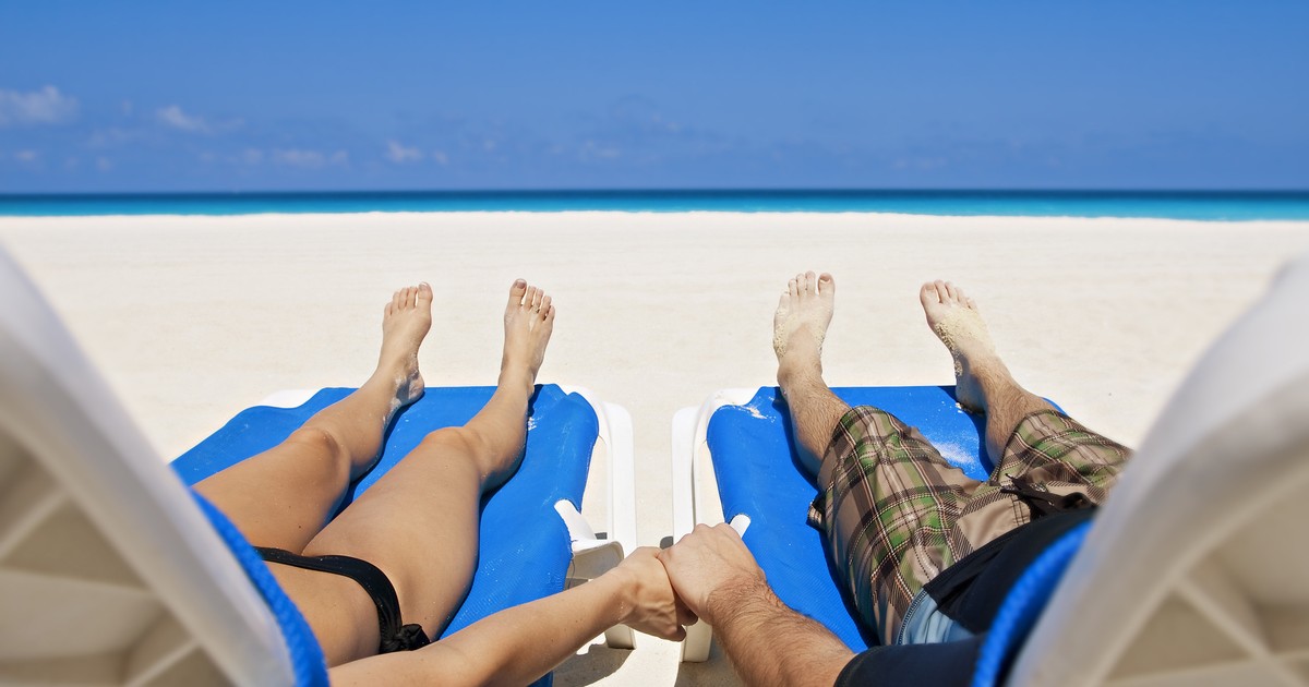 His partner dragged him to the beach. His thoughts were in the mountains.