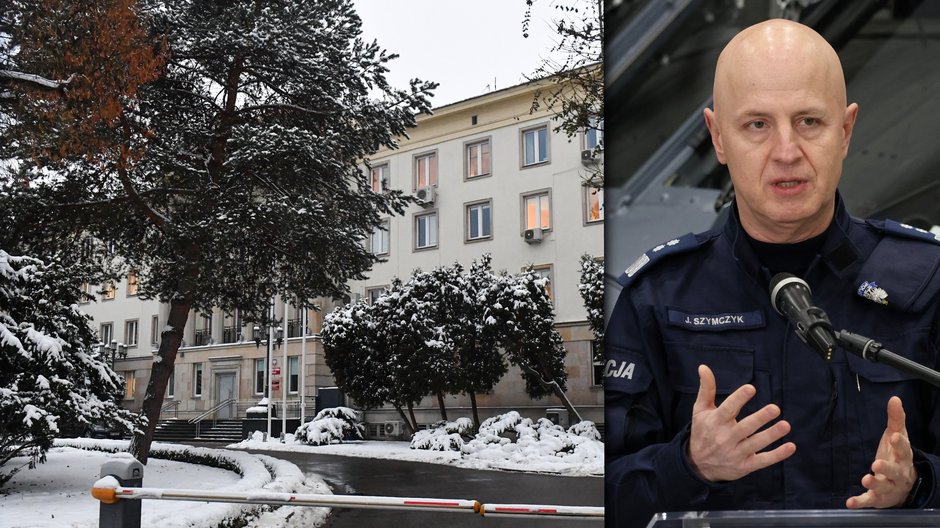  Siedziba Komendy Głównej Policji w Warszawie i Komendant Główny Policji gen. insp. Jarosław Szymczyk 