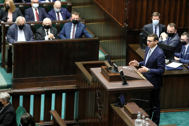 Mateusz Morawiecki w Sejmie