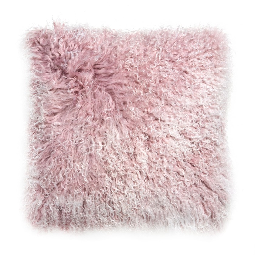 «Tibet»-Schaffell-Zierkissen von Warm & Comfy für 89.90 Franken, via Manor.