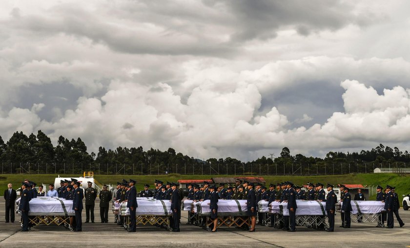 Ostatnie pożegnanie piłkarzy i działaczy Chapecoense