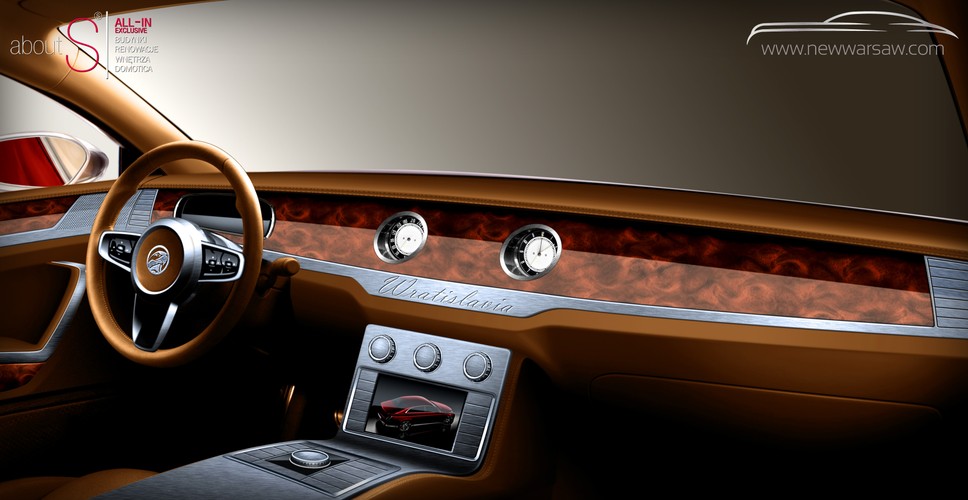 Wnętrze nowej warszawy - 'Wratislavia' to wersja auta