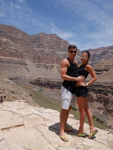 Anna Lewandowska i Robert Lewandowski na wakacjach / zdjęcie z oficjalnego profilu