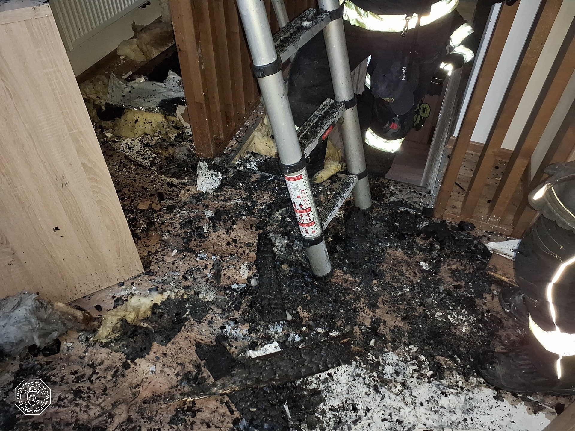 V Čiernom pri Čadci horel rodinný dom.