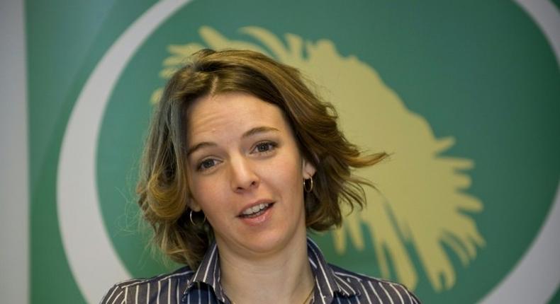 This file picture taken on January 19, 2009 in Stockholm shows UN Swedish employee Zaida Catalan, who was killed in the Democratic Republic of Congo in March