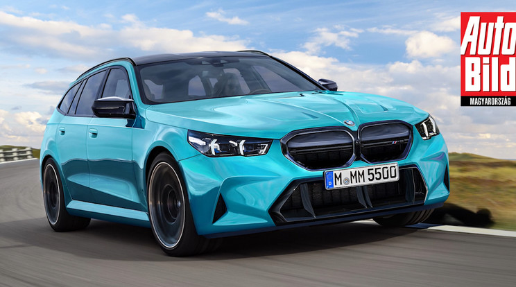 Így nézhet ki majd a BMW M5 új generációja / Illusztráció: Auto Bild