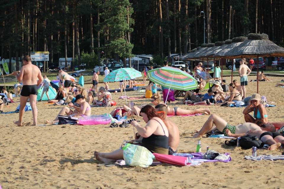 Plaża nad zalewem Siemianówka, Bondary/Rudnia