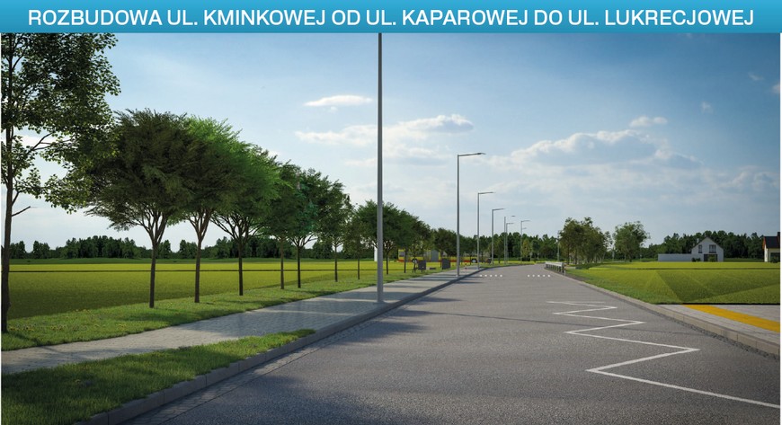 Ulica Kminkowa zostanie m.in. poszerzona