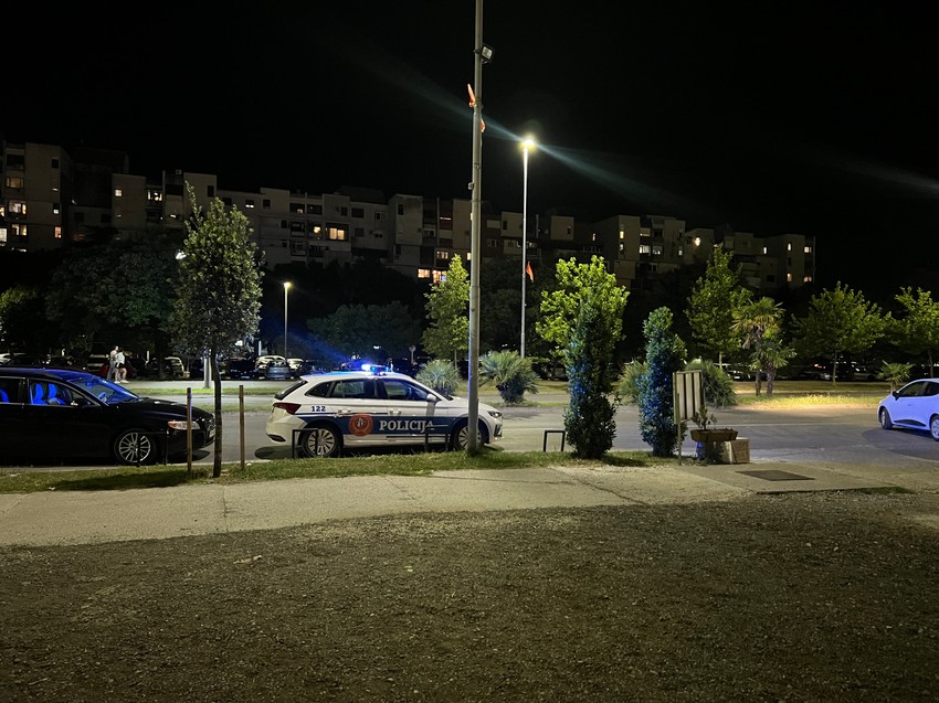 Policija ispred Hrama u Podgorici