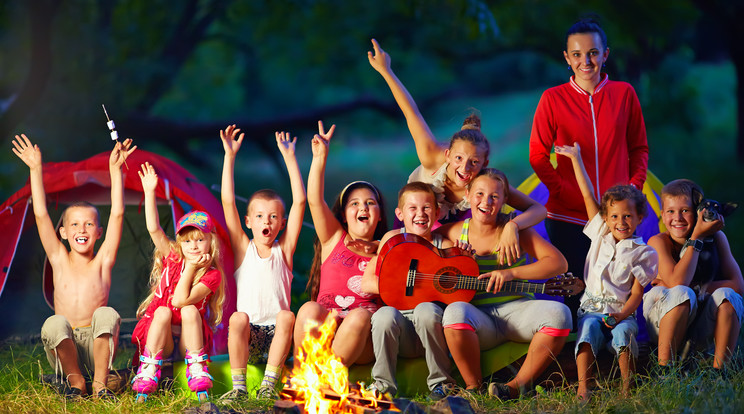 Egy-egy nyári tábor életre szóló élmény lehet a gyerekeknek / Fotó: Shutterstock
