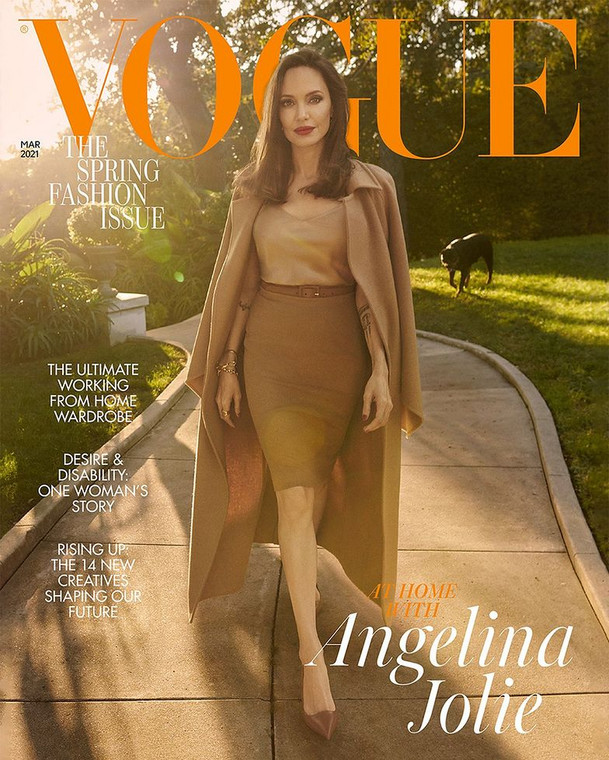 Jolie w brytyjskim Vogue