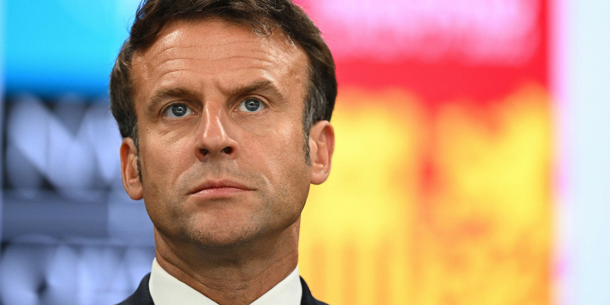 Prezydent Francji Emmanuel Macron. Francuski rząd chce znacjonalizować koncern energetyczny EDF.