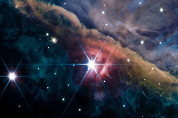 Nowe zdjęcia Mgławicy Oriona —  gwiezdny żłobek oddalony o 1350 lat świetlnych od Ziemi. Naukowcy czekali na nie 5 lat