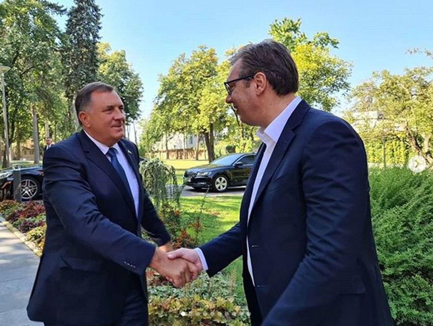 Milorad Dodik i Aleksandar Vučić