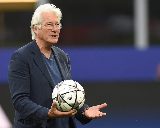 Richard Gere trenował na San Siro z piłkarzami Realu Madryt