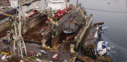 Groźny wypadek w stoczni Nauta w Gdyni
