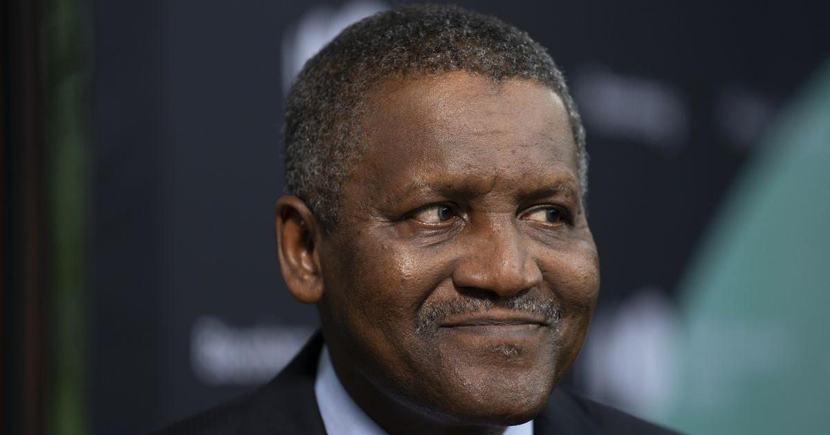 Aliko Dangote is now the 67th richest person in the world with a net worth of $20.7 billion