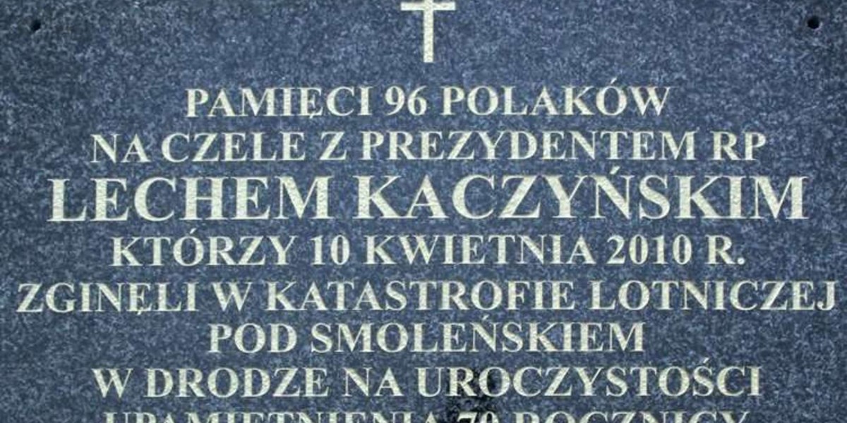 MSZ oddało rodzinom katyńskim sporną tablicę