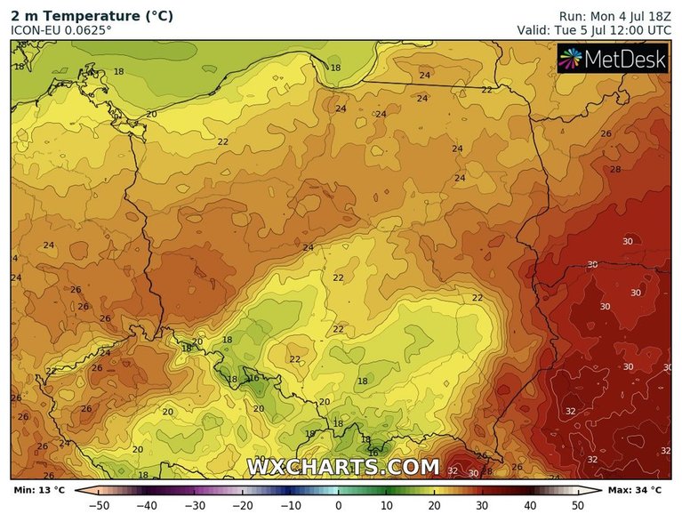 Temperatura będzie się stopniowo obniżać