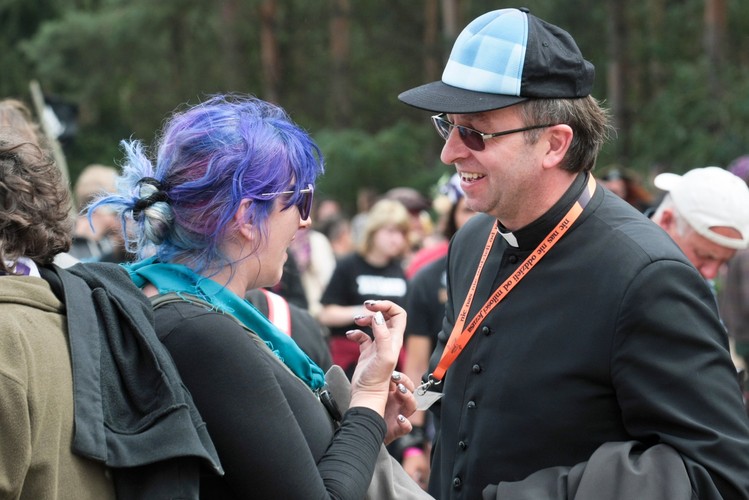 Ewangelizatorzy Przystanku Jezus podczas 21. Przystanku Woodstock